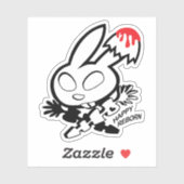 Happy Reborn Bunny Aufkleber (Blatt)