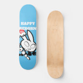 Happy Reborn Bunny Lieben Strawberry Jam Skateboard (Vorderseite)