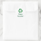 Happy Recycler Sticker (Tasche)