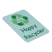 Happy Recycling Flexibles Magnet (Rechte Seite)