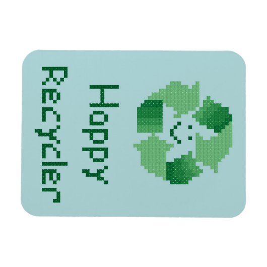 Happy Recycling Flexibles Magnet (Horizontal)