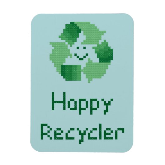 Happy Recycling Flexibles Magnet (Vertikal)