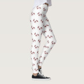 Happy Red Amants Eis Skaten Cartoon Leggings (Rechts)