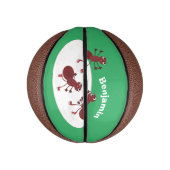 Happy Red Amants Eis Skaten Cartoon Mini Basketball (Vertikal)