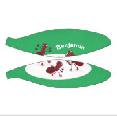 Happy Red Amants Eis Skaten Cartoon Mini Basketball (Panele)