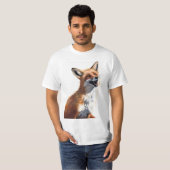 Happy Red Fox OWN ART Vixen Wilde Natur T-Shirt (Vorne ganz)