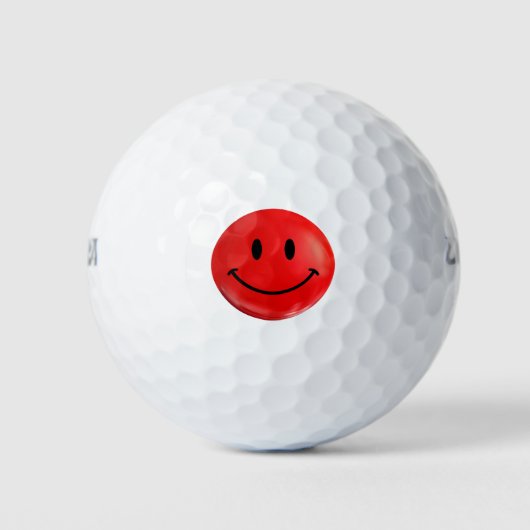 Happy Red Golf Ball (Vorderseite)