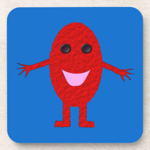Happy Red Grape Cork Untersetzer