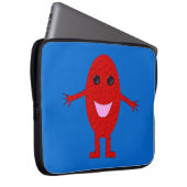 Happy Red Grape Laptop Bag Laptopschutzhülle (Vorne Rechts)