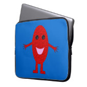 Happy Red Grape Laptop Bag Laptopschutzhülle (Vorderseite Links)