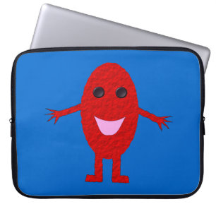 Happy Red Grape Laptop Bag Laptopschutzhülle
