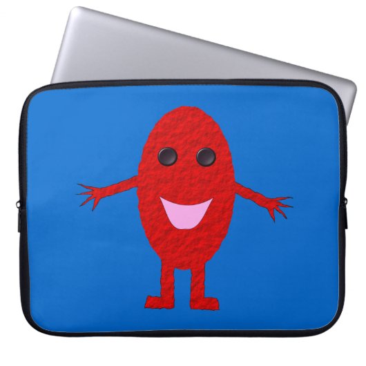 Happy Red Grape Laptop Bag Laptopschutzhülle (Vorderseite)