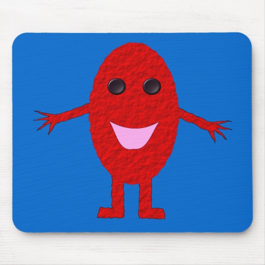 Happy Red Grape Mousepad (Vorne)