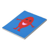 Happy Red Grape Notepad Notizblock (Rotiert)