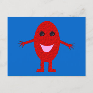 Happy Red Grape Postcard Postkarte