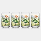 Happy Red headed girl Drinkware Set Dosenglas (Hinten)