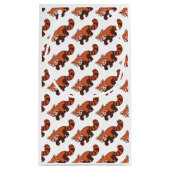 Happy Red panda Kleine Geschenktasche Kleine Geschenktüte (Rückseite)