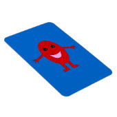 Happy Red Premium Magnet (Rechte Seite)