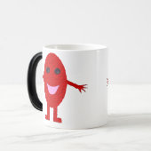 Happy Red Traupe Morphing Tasse (Vorderseite Links)