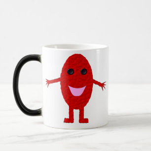 Happy Red Traupe Morphing Tasse