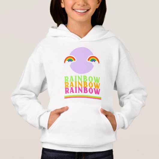 Happy-Regenbogen-Designer t Shirt (Vorderseite)