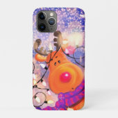 Happy Reindeer - Frohe Weihnachten Case-Mate iPhone Hülle (Rückseite)