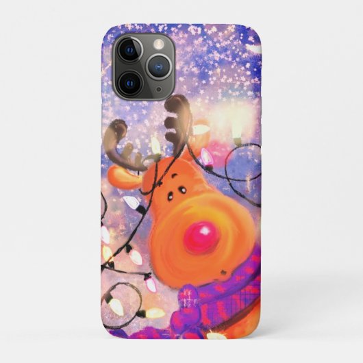 Happy Reindeer - Frohe Weihnachten  Case-Mate iPhone Hülle (Rückseite)