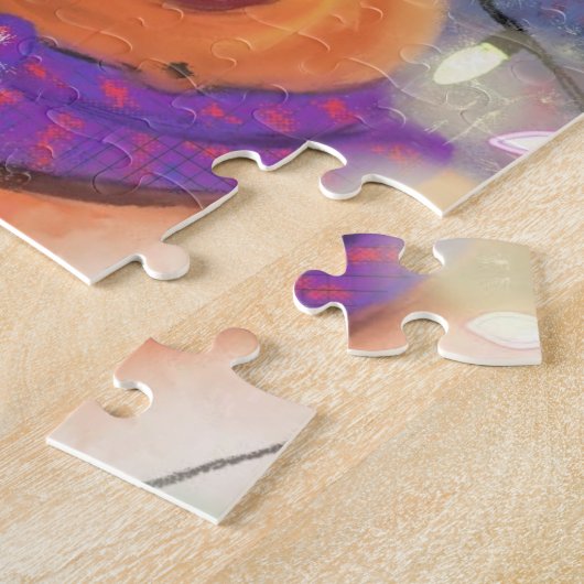 Happy Reindeer - Frohe Weihnachten - Puzzle (Seite)