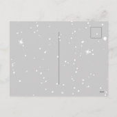 Happy Reindeer Frohe Weihnachtsfeiertage Postkarte (Rückseite)