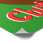 Happy Reindeer Poster (Ecke)