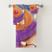 Happy Reindeer - Weihnachten Badhandtuch Set (Insitu)