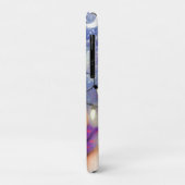 Happy Reindeer Weihnachten iPhone Case (Hinten/Links)