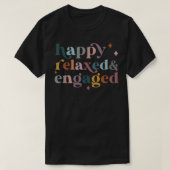 Happy Relaad Verlobt lustig Zurück zur Schule T-Shirt (Design vorne)