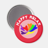 HAPPY RELAX MAGNET (Vorderseite/Rückseite)