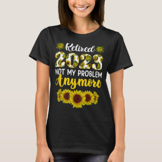 Happy Rente Gefärbte Krawatte Sonnenblumen Shirt, T-Shirt