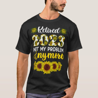 Happy Rente Gefärbte Krawatte Sonnenblumen Shirt, T-Shirt