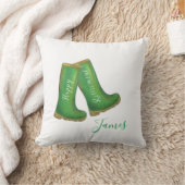 Happy Rente grüne Gartenarbeit weich Stiefel Kissen (Decke)