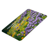 Happy Rente Liebe Personalisiert Crocuses Blume Magnet (Linke Seite)