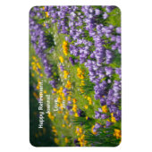 Happy Rente Liebe Personalisiert Crocuses Blume Magnet (Vertikal)