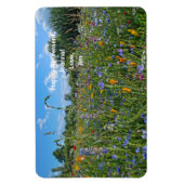 Happy Rente Liebe Personalisierte Wildblumen Magnet (Vertikal)
