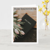 Happy Resurrecrecrection Day Karte (Gelbe Blume)