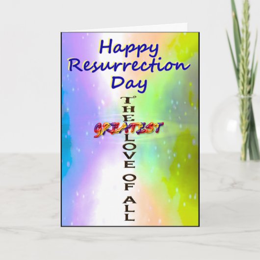 Happy Resurrecrection Card Feiertagskarte (Vorderseite)