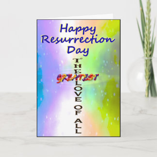 Happy Resurrecrection Card Feiertagskarte