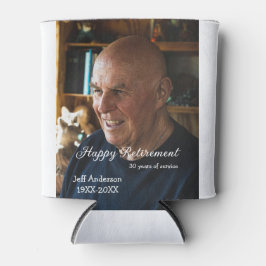 Happy retirement add name photo years of service r dosenkühler