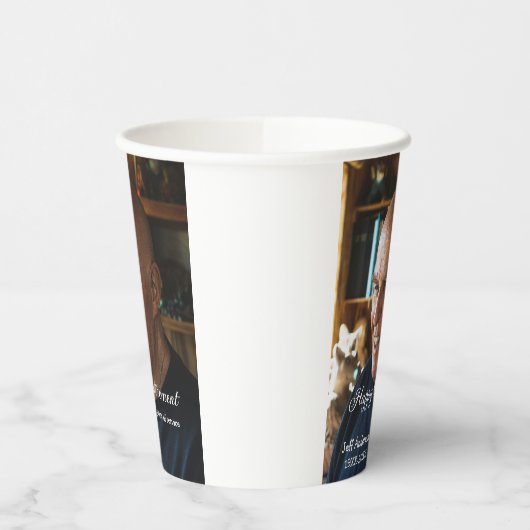 Happy retirement add name photo years of service r pappbecher (Links)