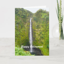 Happy Retirement, Akaka Falls, Hawaii, Card Karte