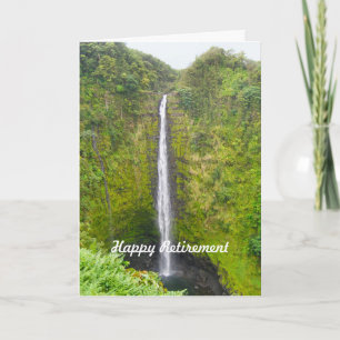 Happy Retirement, Akaka Falls, Hawaii, Card Karte