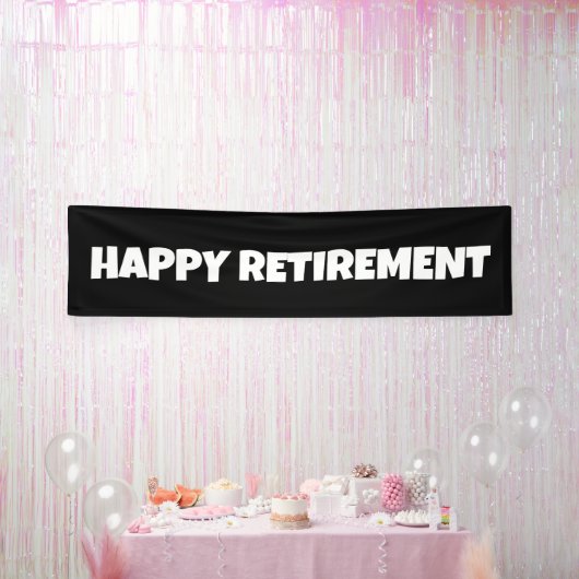 HAPPY RETIREMENT BANNER (Party)