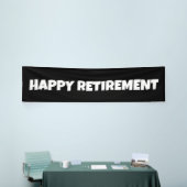 HAPPY RETIREMENT BANNER (Messeveranstaltung)