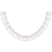 Happy Retirement Banner Black Pink Confetti (Alle)